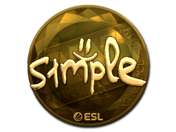 印花 | s1mple（金色）| 2019年卡托维兹锦标赛