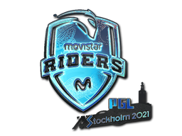 印花 | Movistar Riders （全息） | 2021年斯德哥尔摩锦标赛