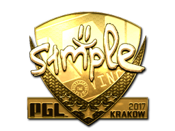 印花 | s1mple（金色）| 2017年克拉科夫锦标赛